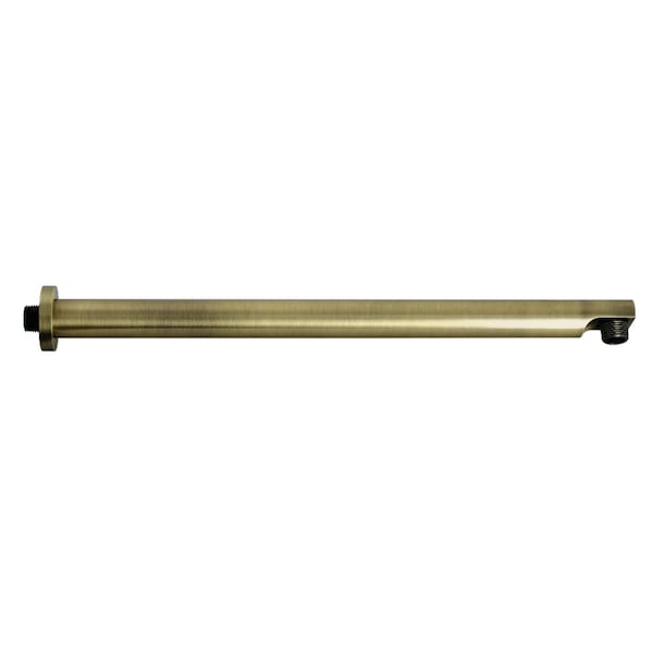 Kingston Brass K8119E3 18-Inch Brass Shower Arm with Flange, Antique Brass K8119E3 - main